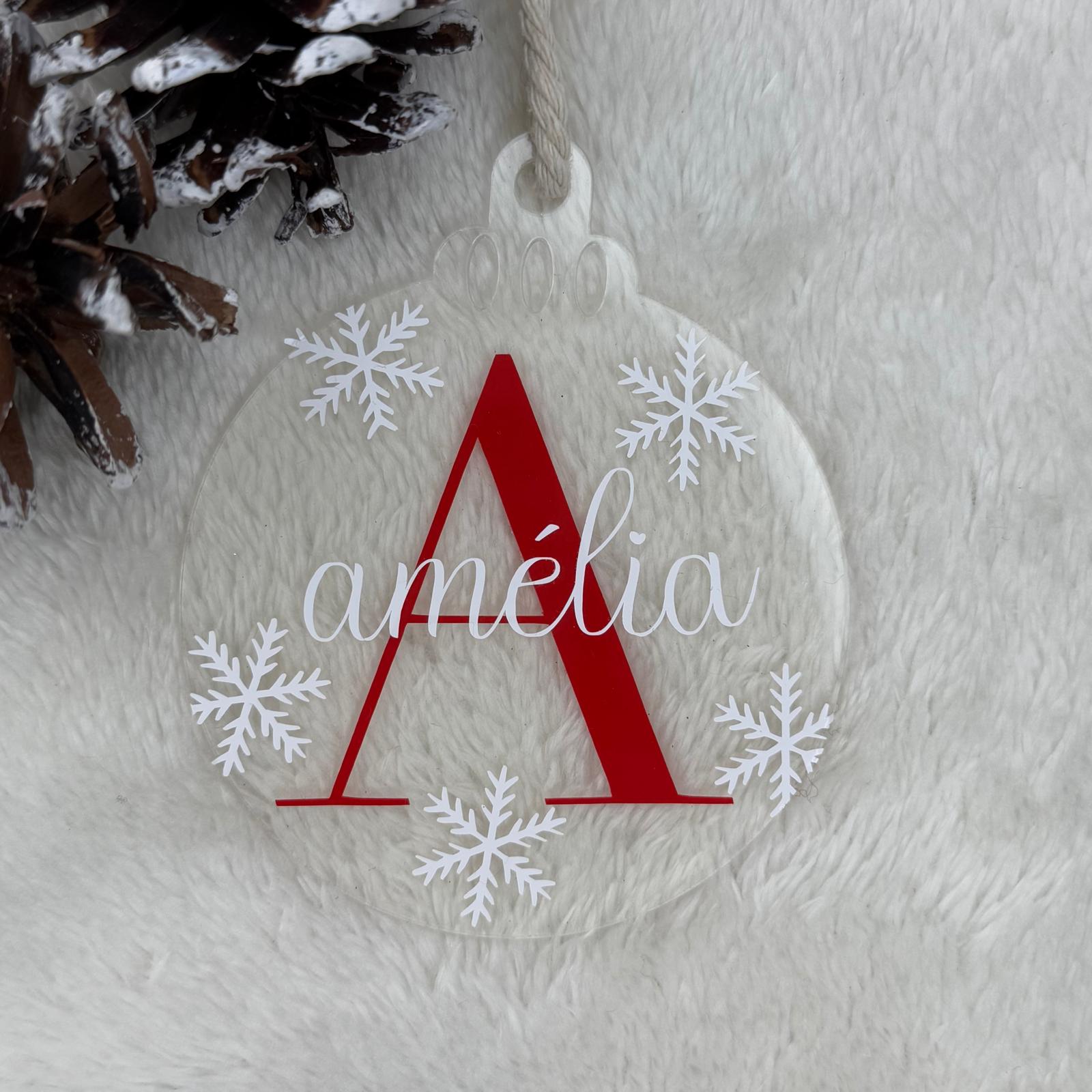 Boule de Noël Personnalisée