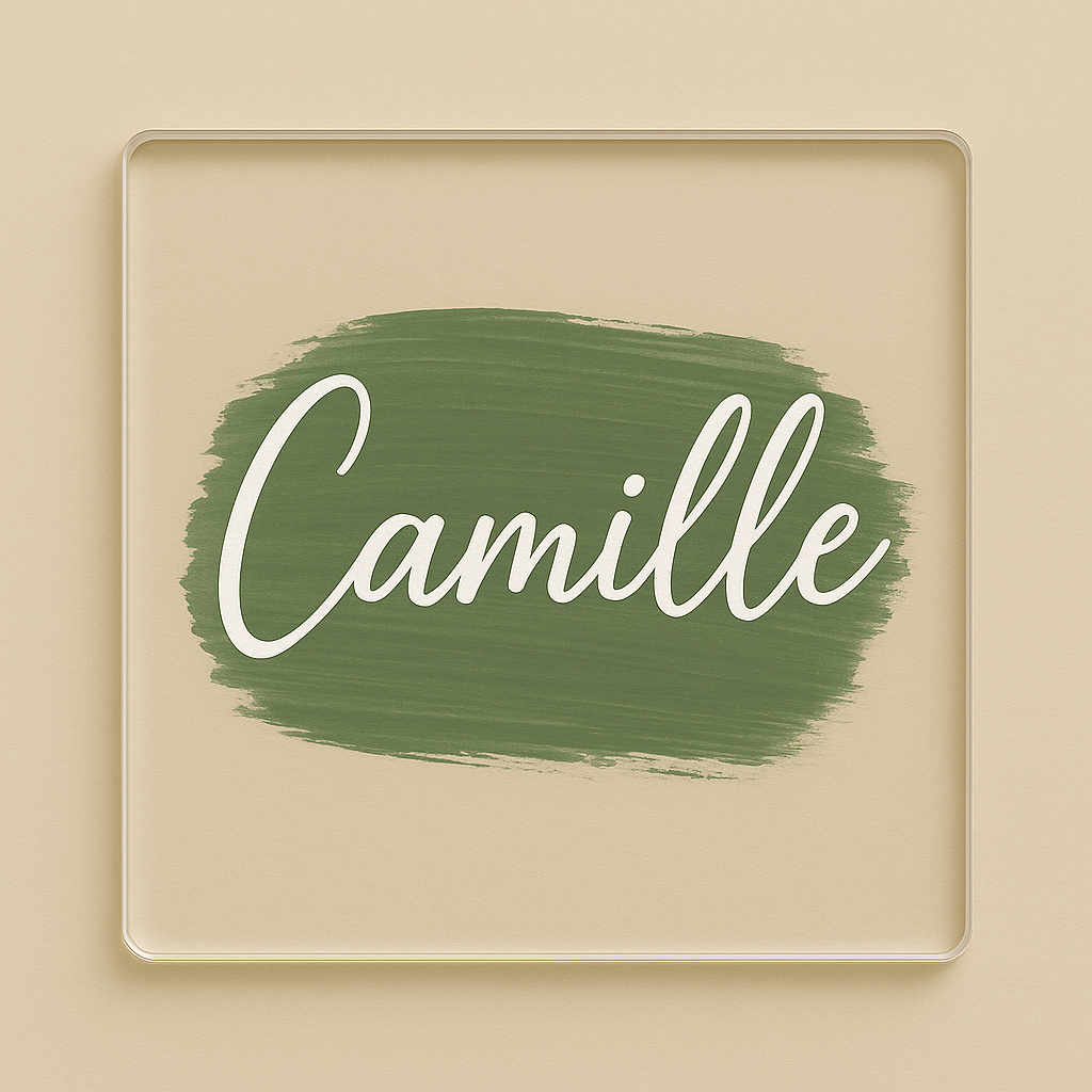 Porte-nom personnalisable