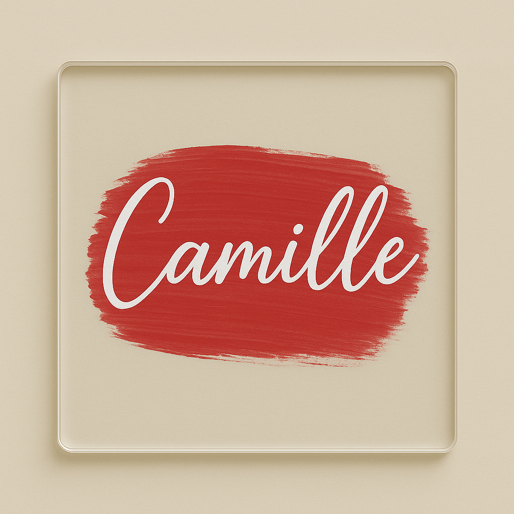 Porte-nom personnalisable