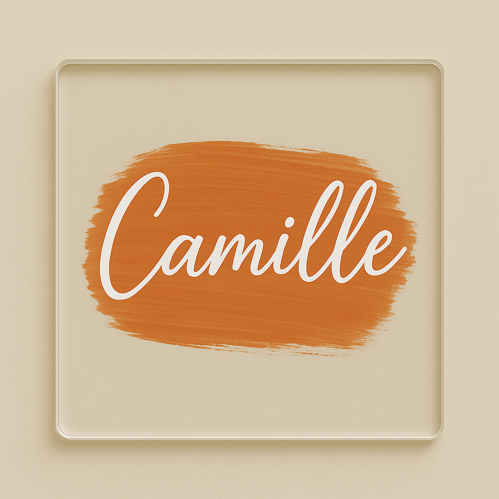 Porte-nom personnalisable