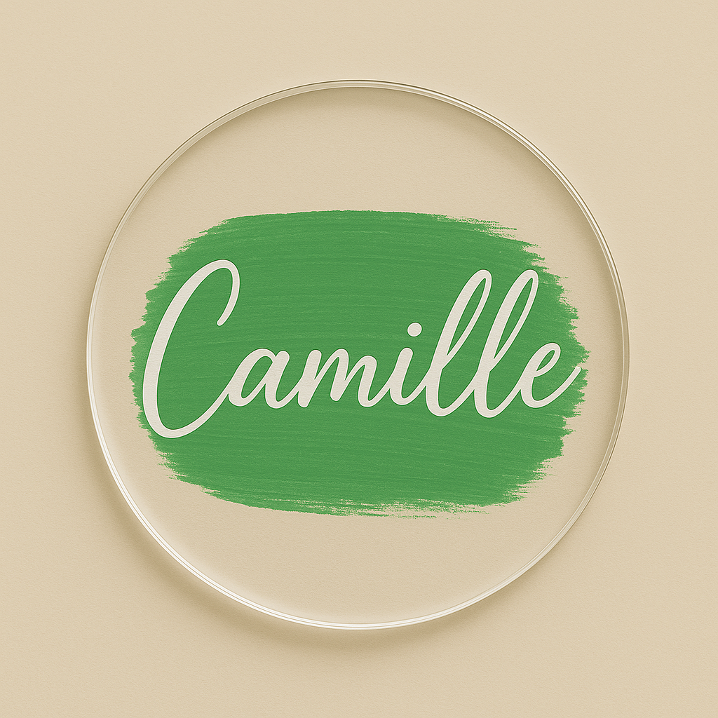 Porte-nom personnalisable