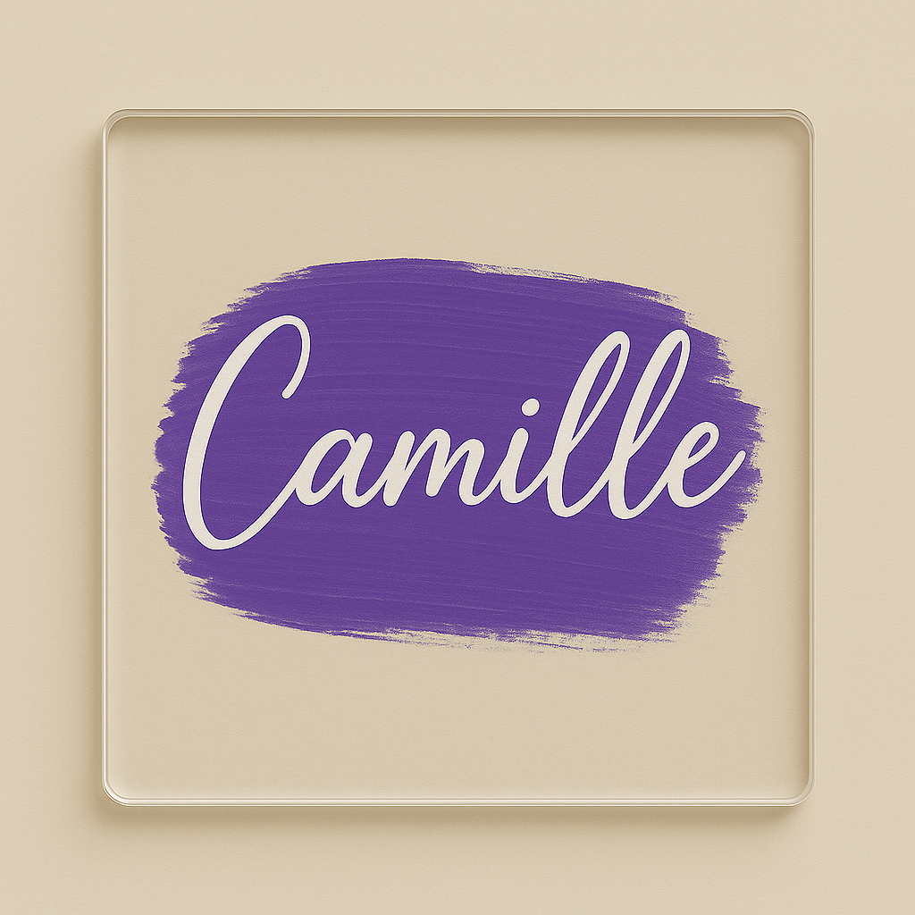 Porte-nom personnalisable