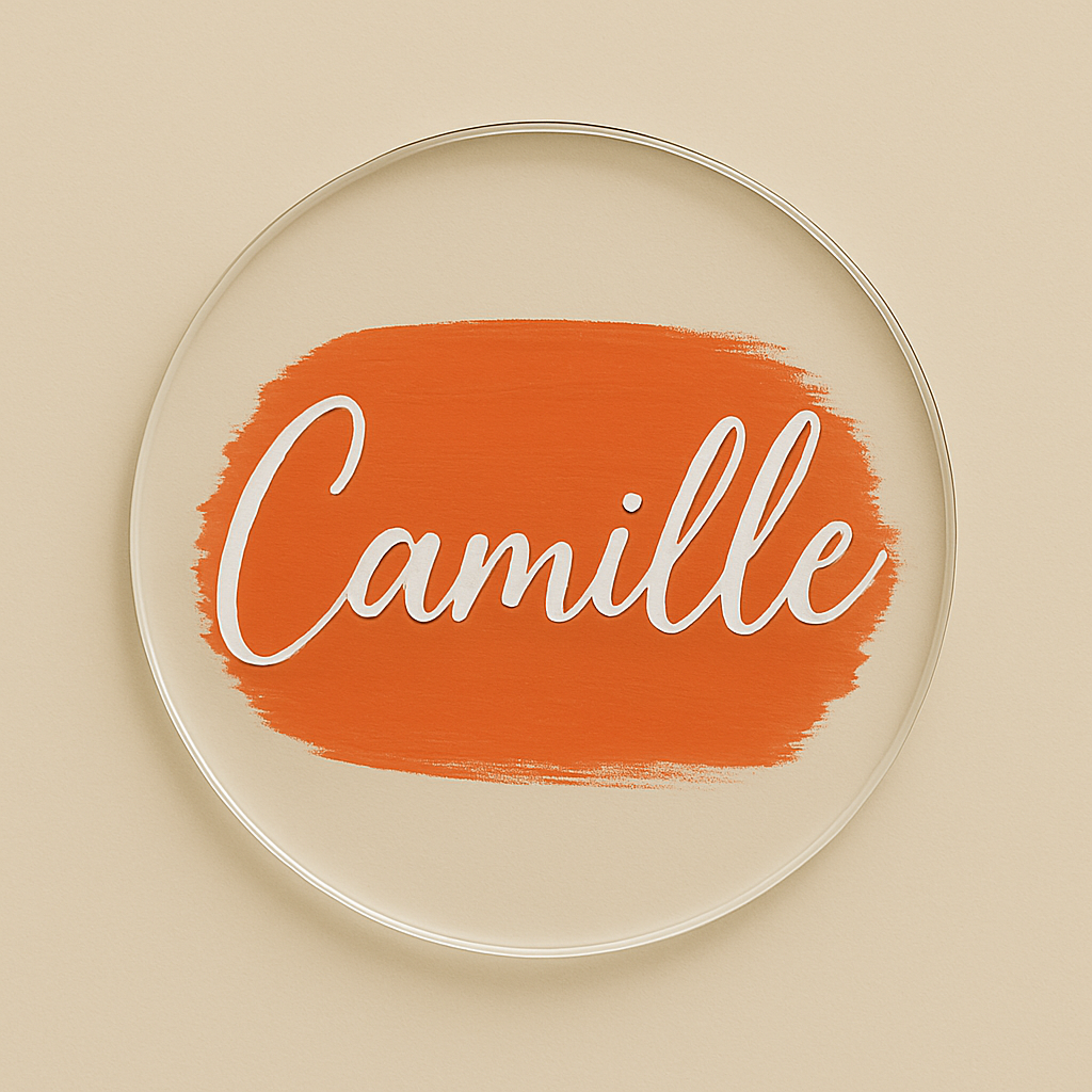 Porte-nom personnalisable