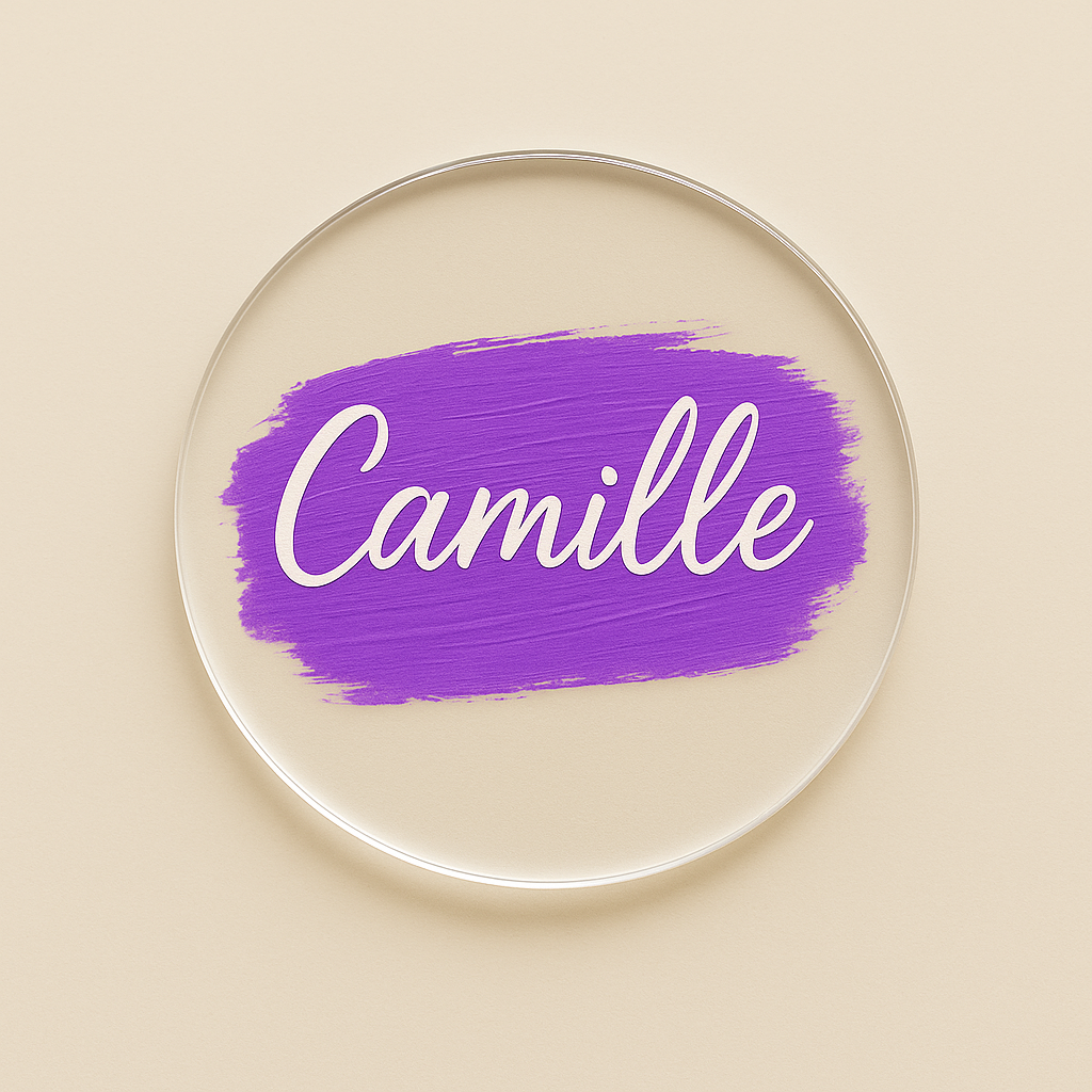 Porte-nom personnalisable