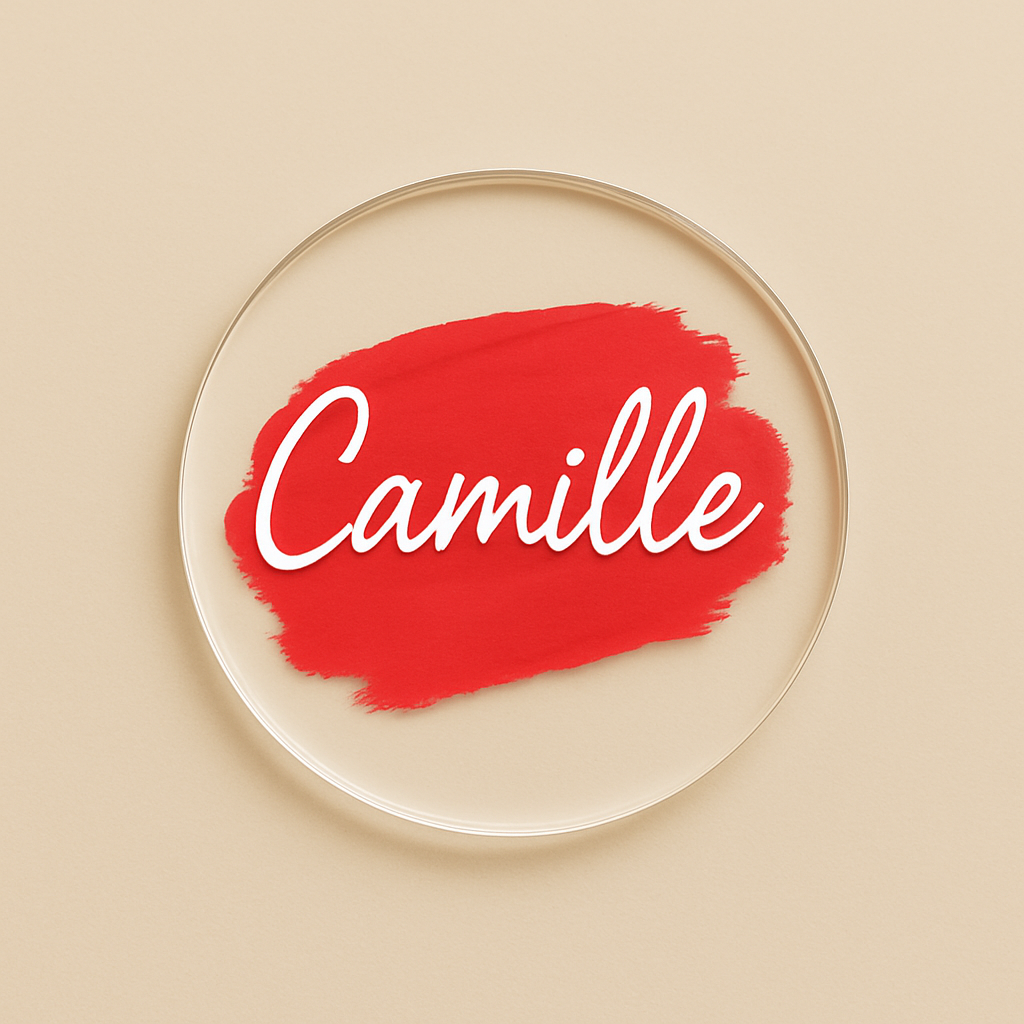 Porte-nom personnalisable