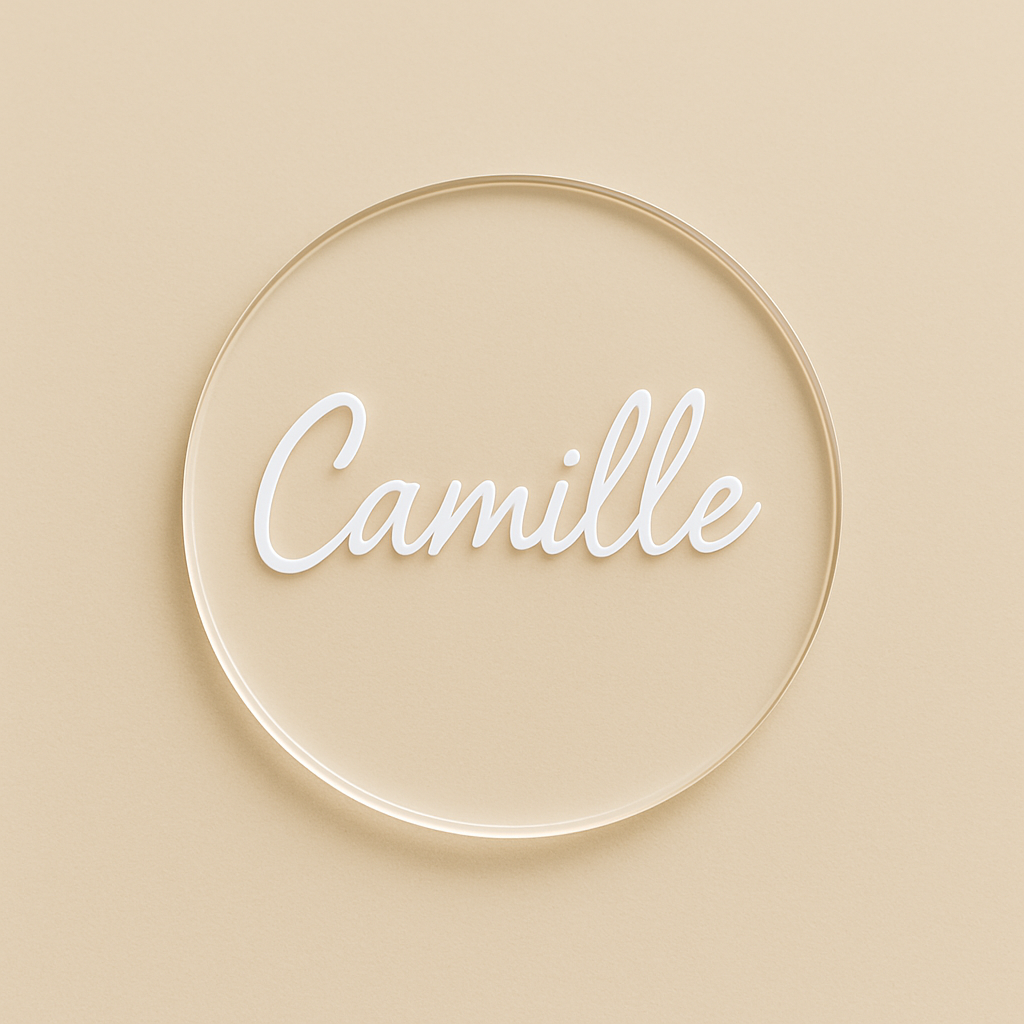 Porte-nom personnalisable