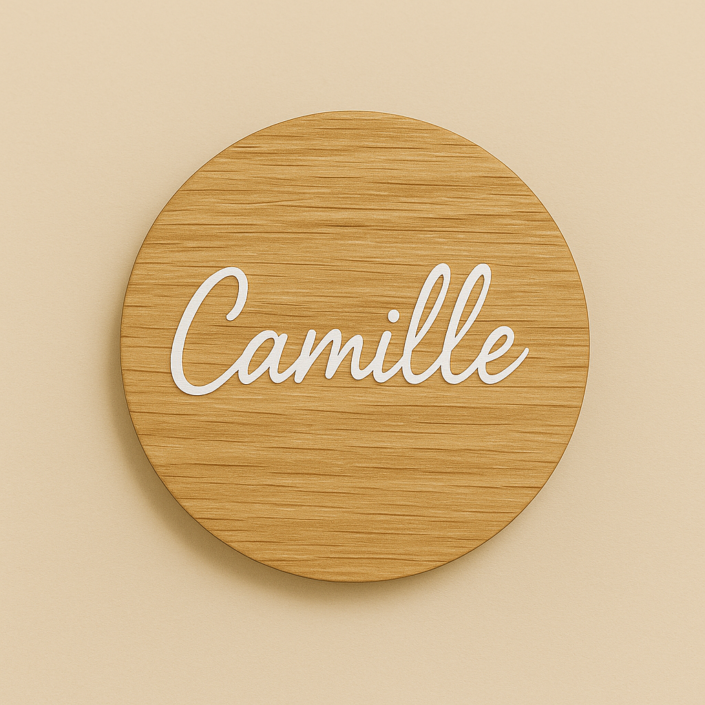 Porte-nom personnalisable
